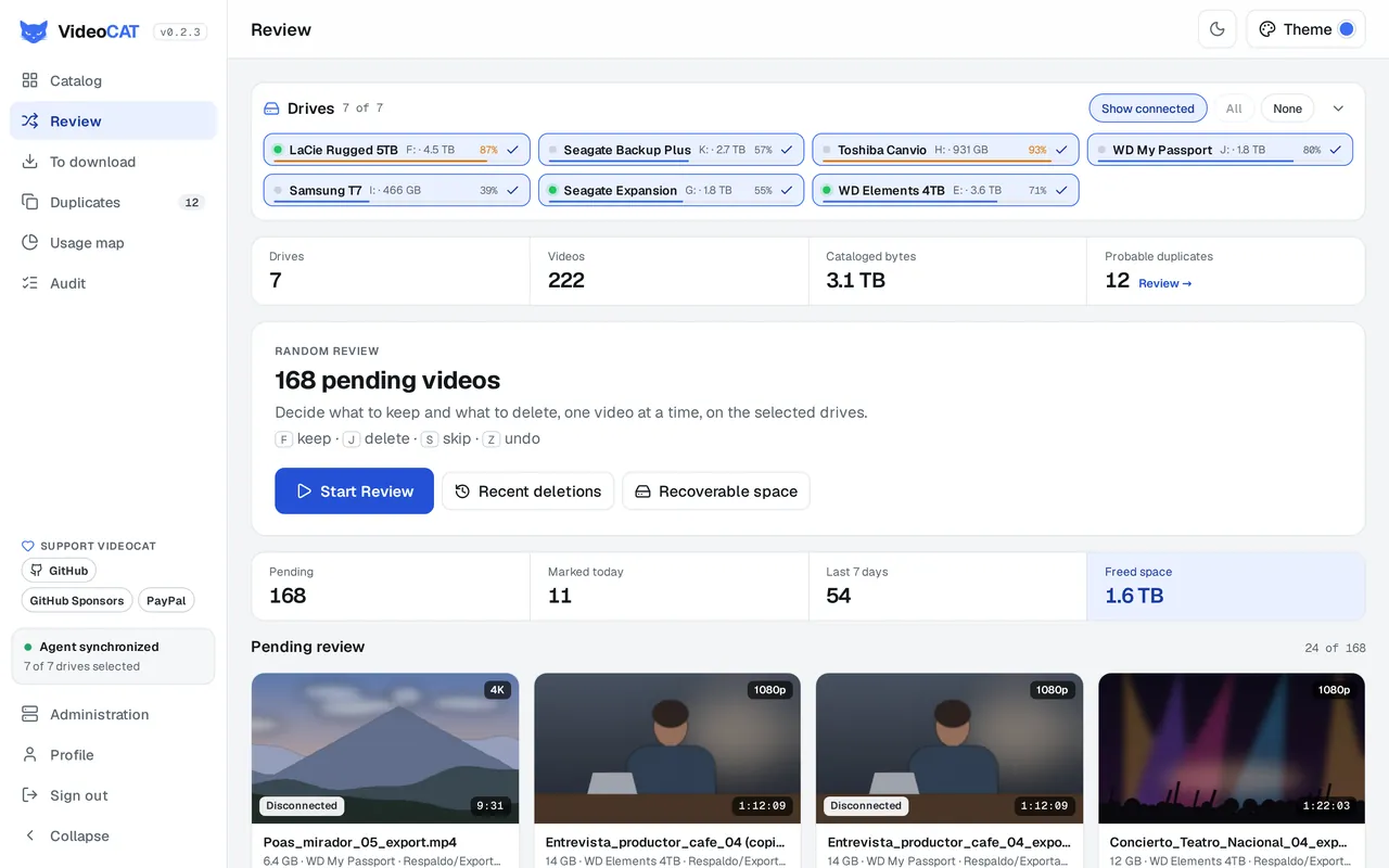 Review in the light theme with the cobalt accent